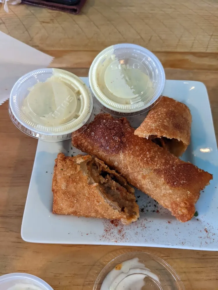 Boudin Egg Rolls
